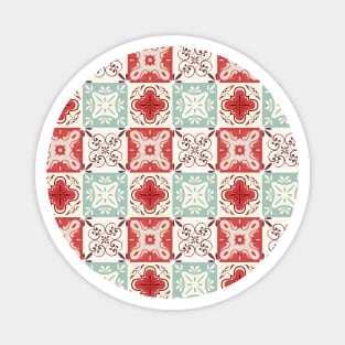 Azulejo #15- vector Portuguese Moorish pattern Magnet